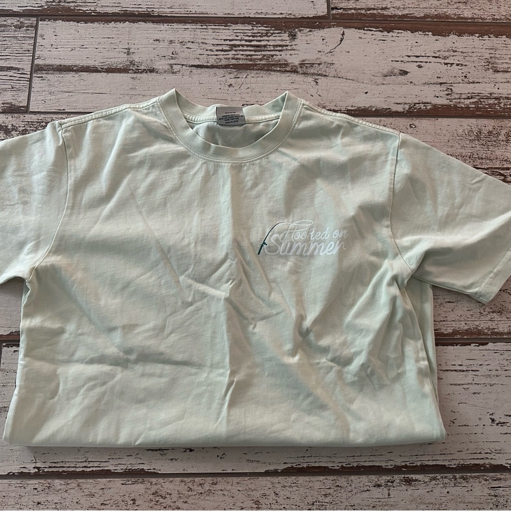 Women's Light Green Short Sleeve Tee